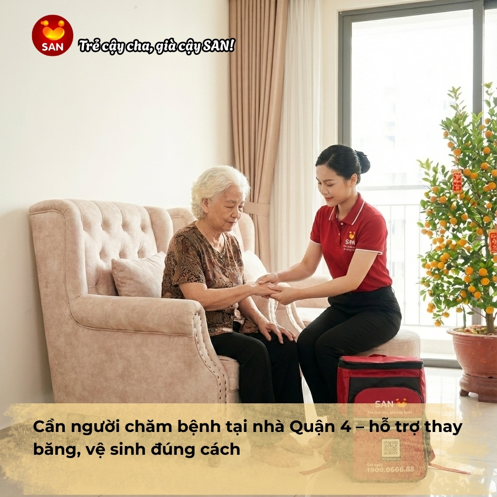Cần người chăm bệnh tại nhà Quận 4
