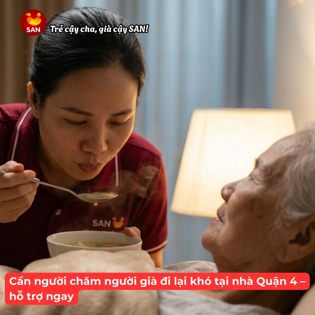 Chăm sóc người già Quận 4
