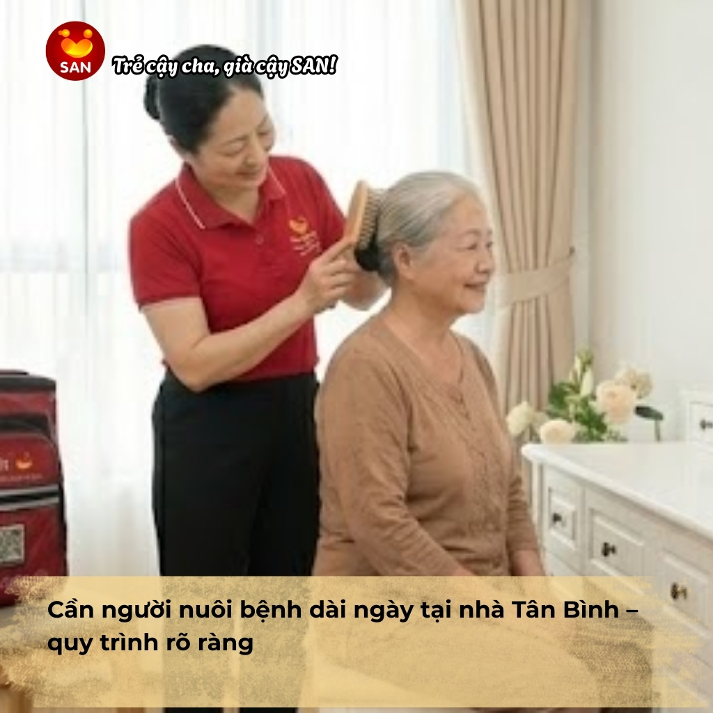Nuôi bệnh dài ngày tại nhà Tân Bình