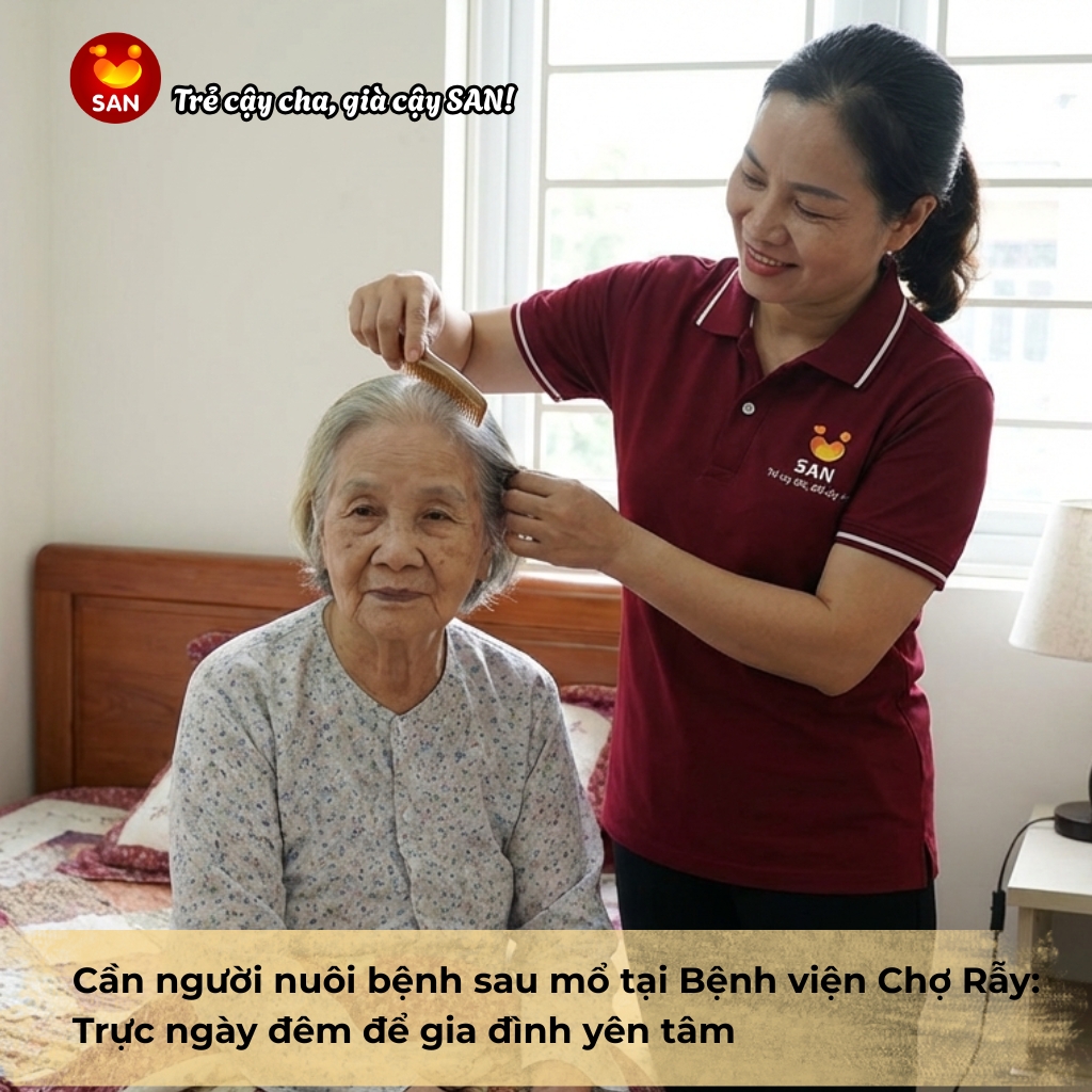 nuôi bệnh sau mổ tại Bệnh viện Chợ Rẫy
