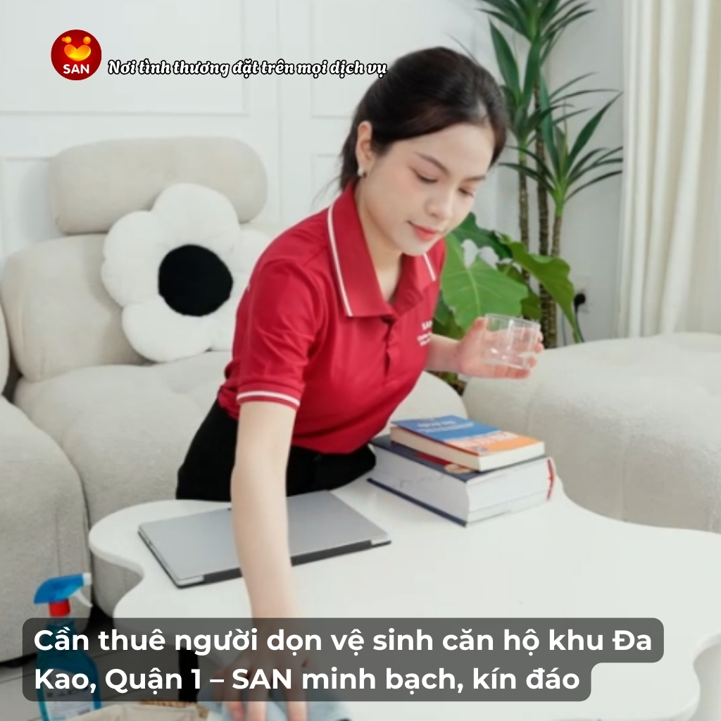 dọn vệ sinh căn hộ Đa Kao