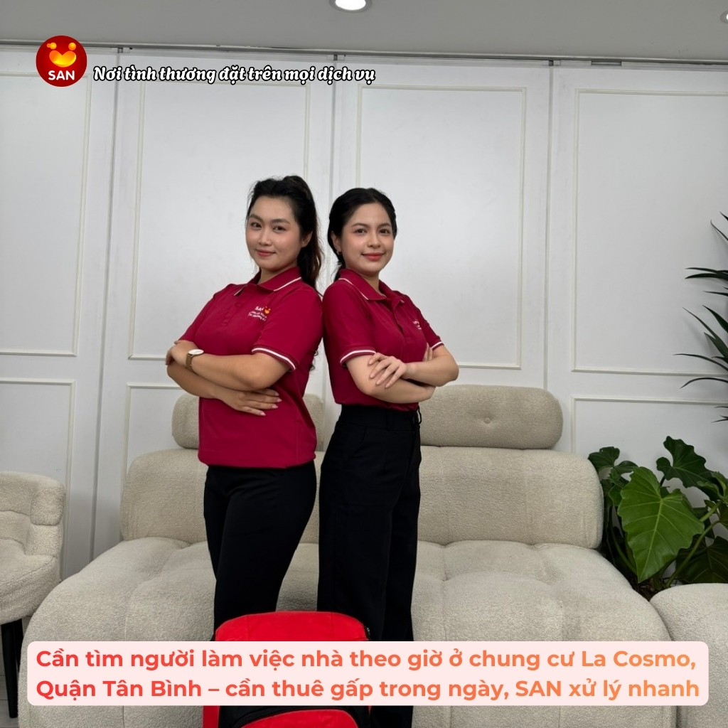 Tìm người làm việc nhà theo giờ La Cosmo