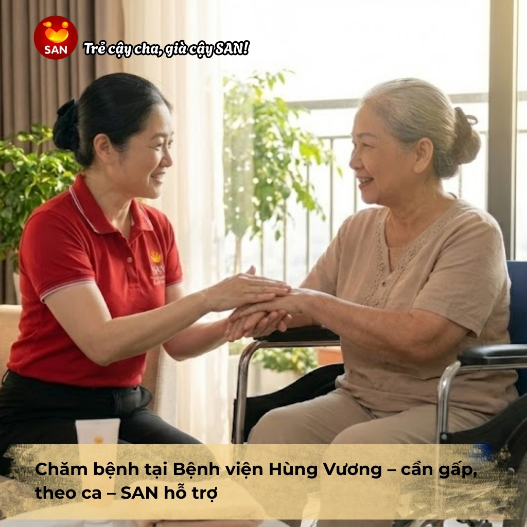 Chăm bệnh tại Bệnh viện Hùng Vương