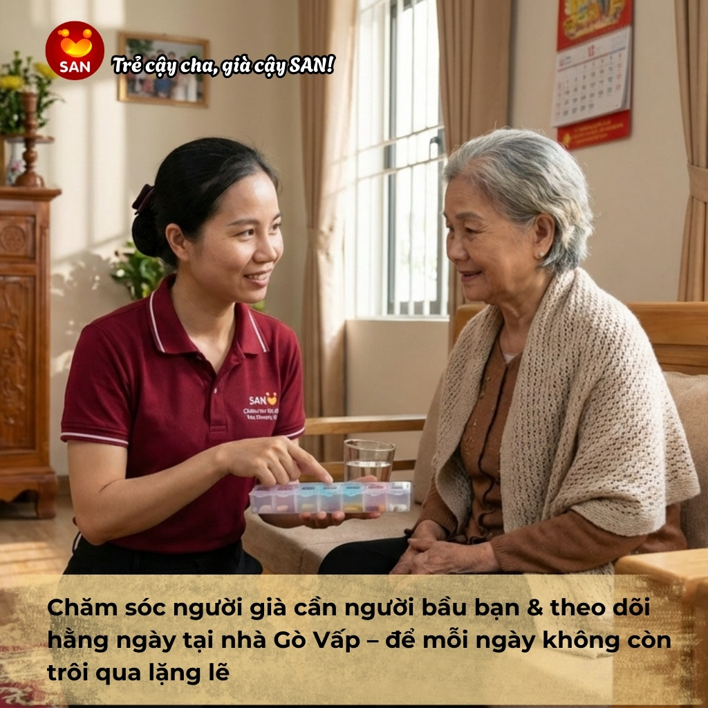 Dịch vụ chăm sóc người già tại nhà Gò Vấp