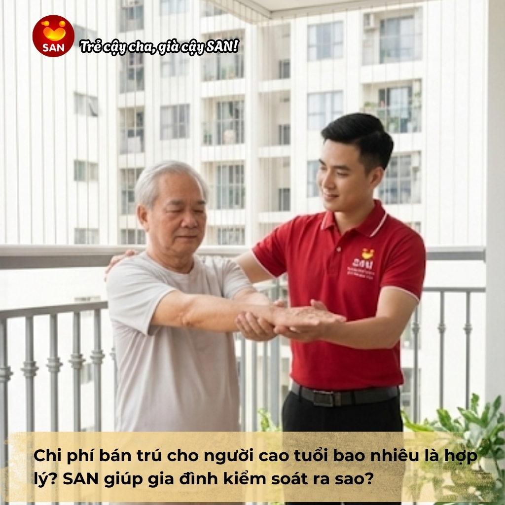 chi phí bán trú cho người cao tuổi