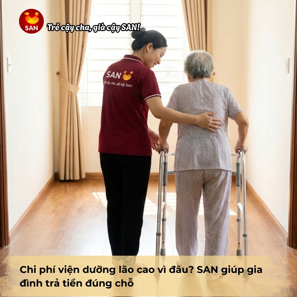 chi phí viện dưỡng lão
