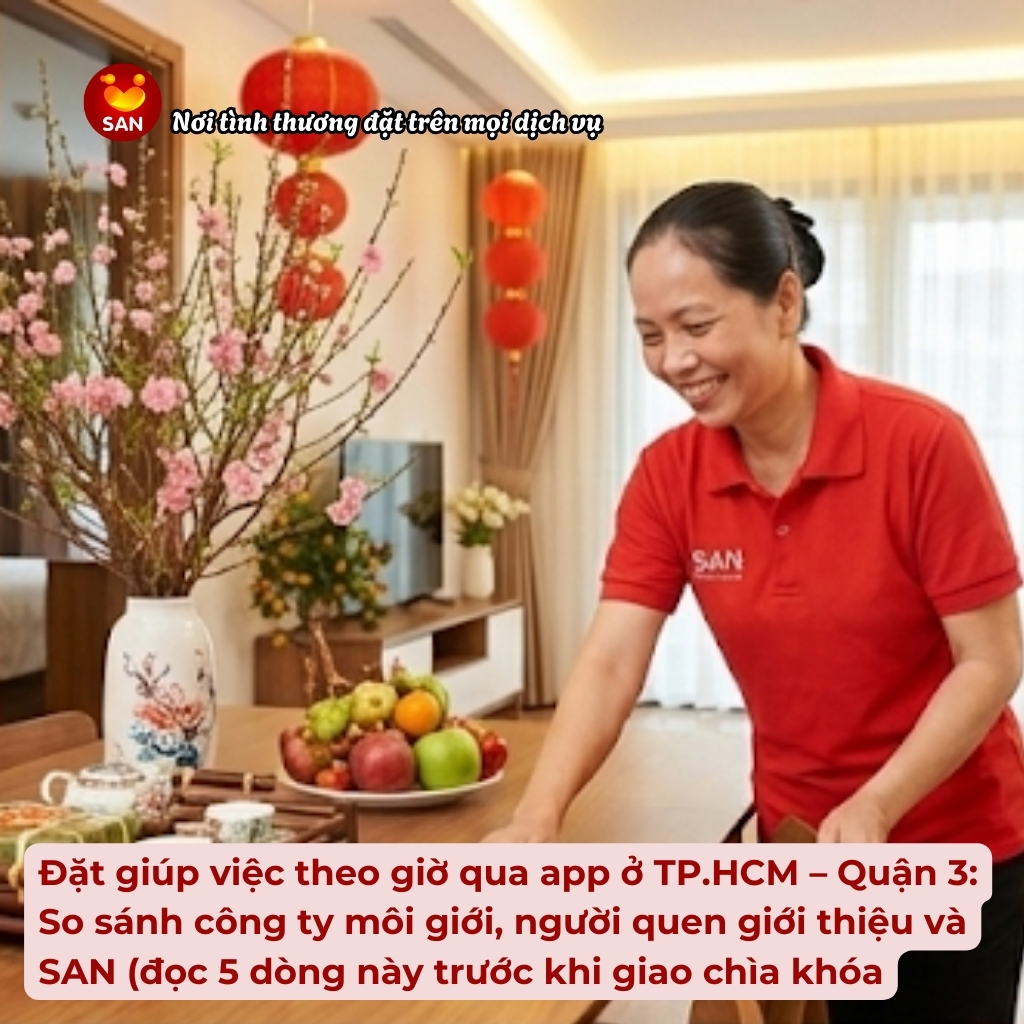 Thuê giúp việc theo giờ Quận 3