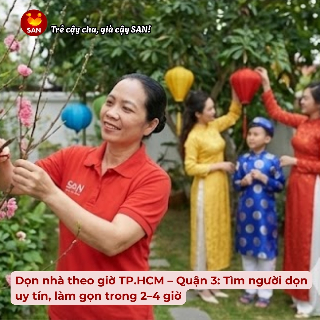 Dọn nhà theo giờ TP.HCM Quận 3