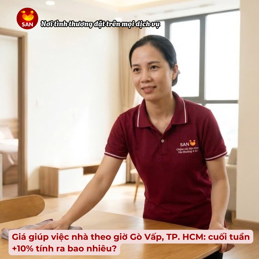 giúp việc nhà theo giờ Gò Vấp
