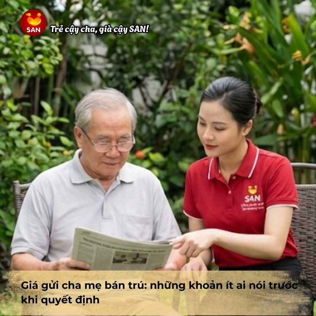 Giá gửi cha mẹ bán trú