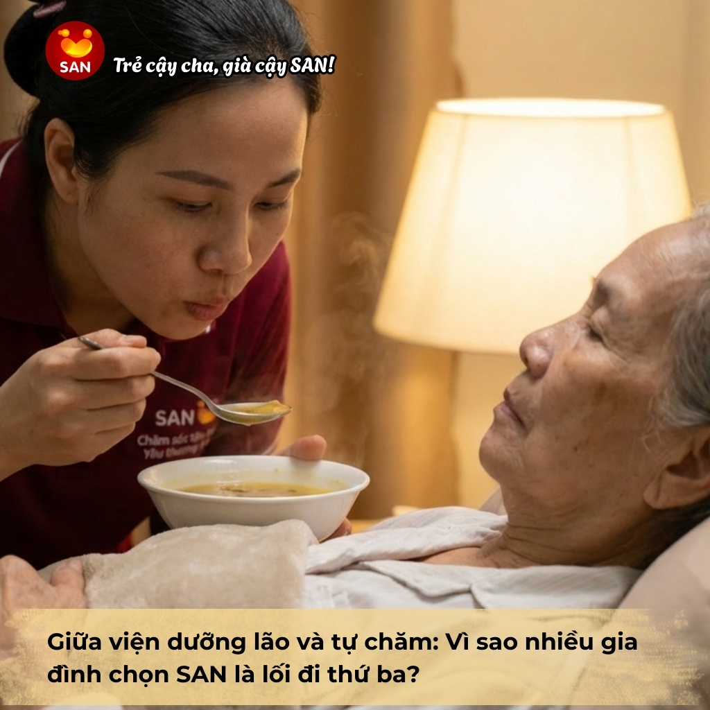 giải pháp chăm sóc người già tại nhà