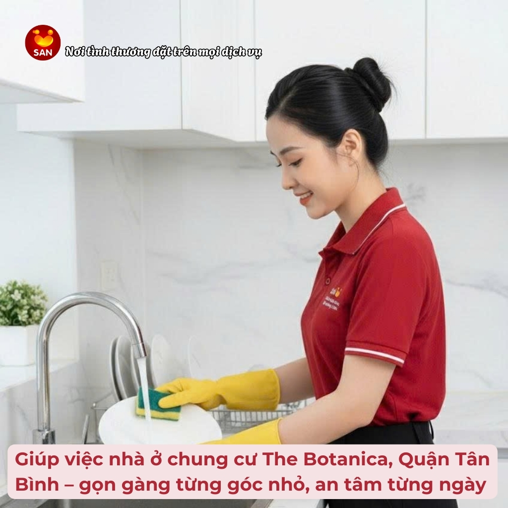 giúp việc nhà ở chung cư The Botanica