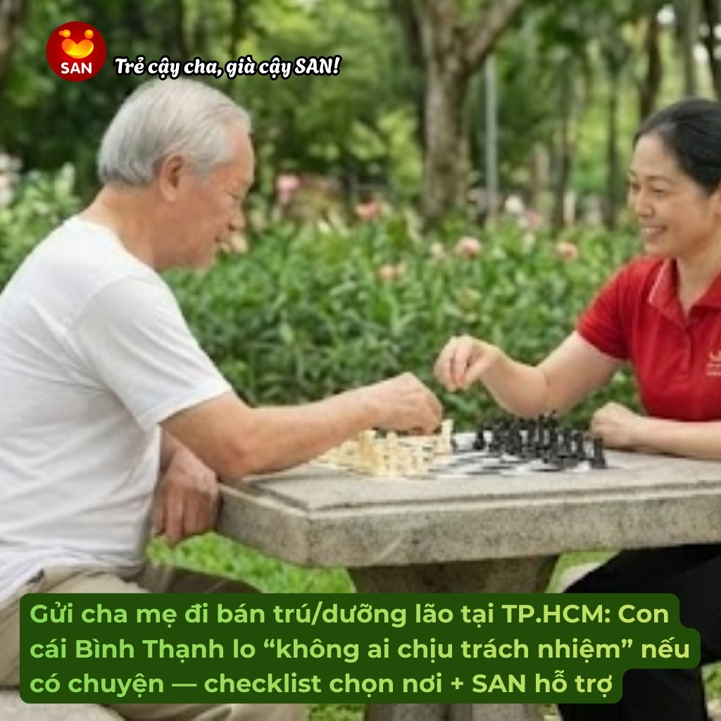 chăm sóc người già bán trú
