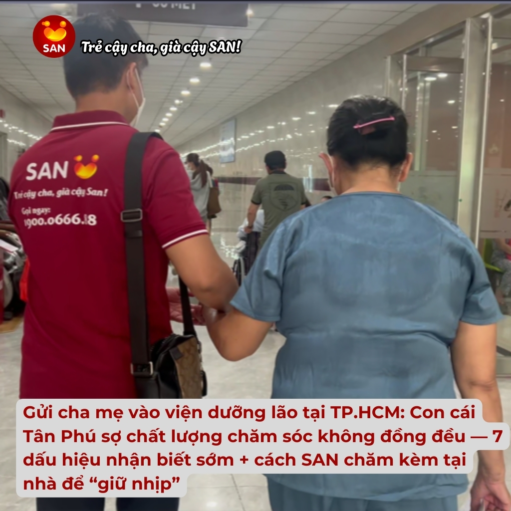 chăm sóc người già tại nhà Tân Phú