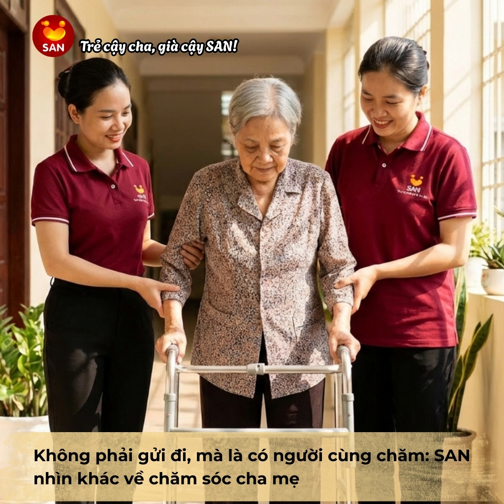 Chăm sóc người cao tuổi tại nhà