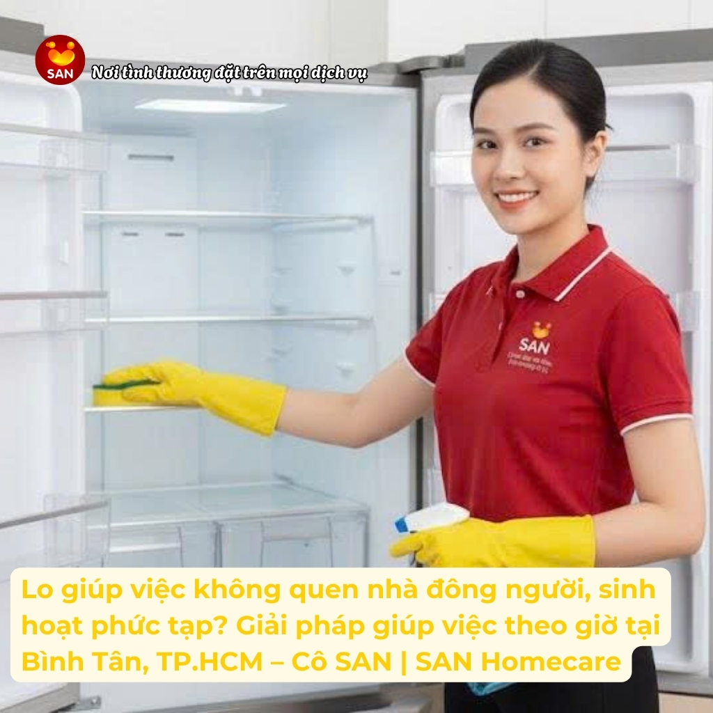 giúp việc theo giờ Bình Tân