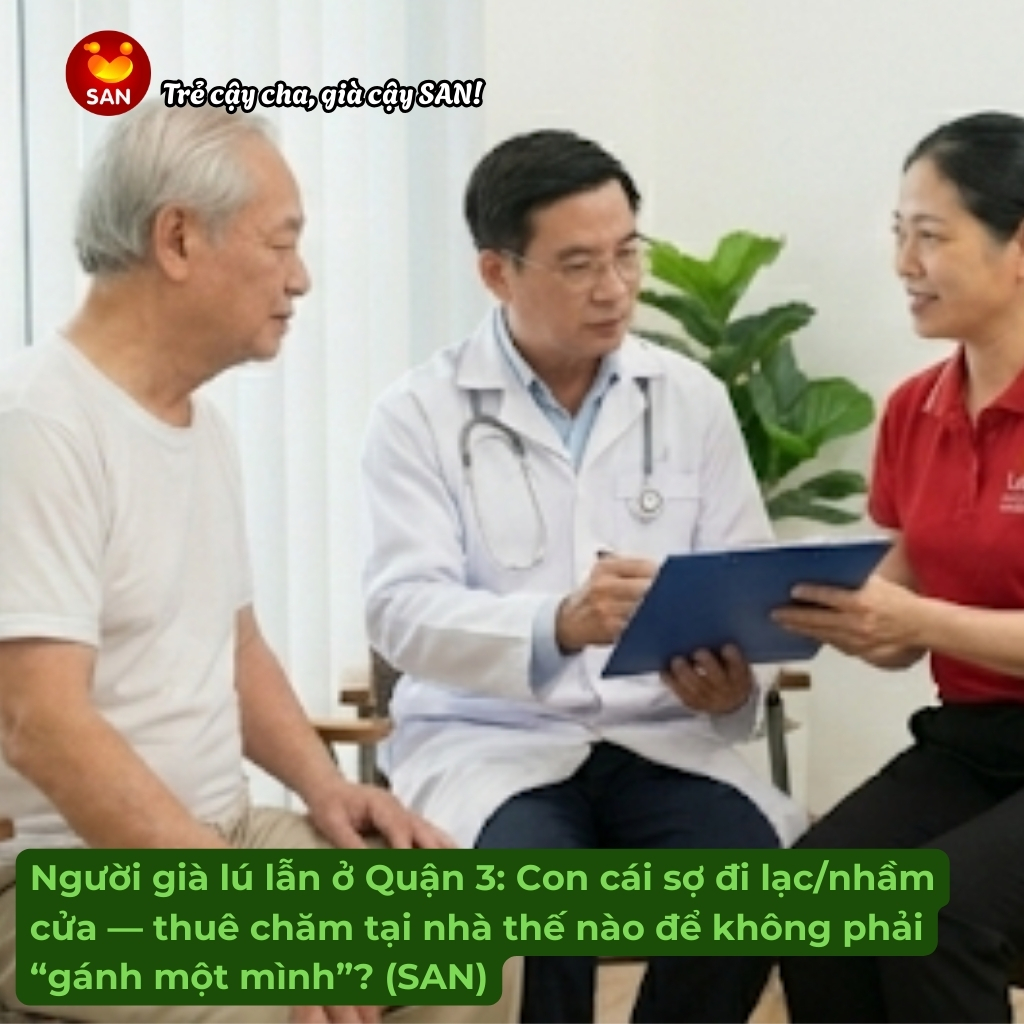 Chăm sóc người già lú lẫn Quận 3