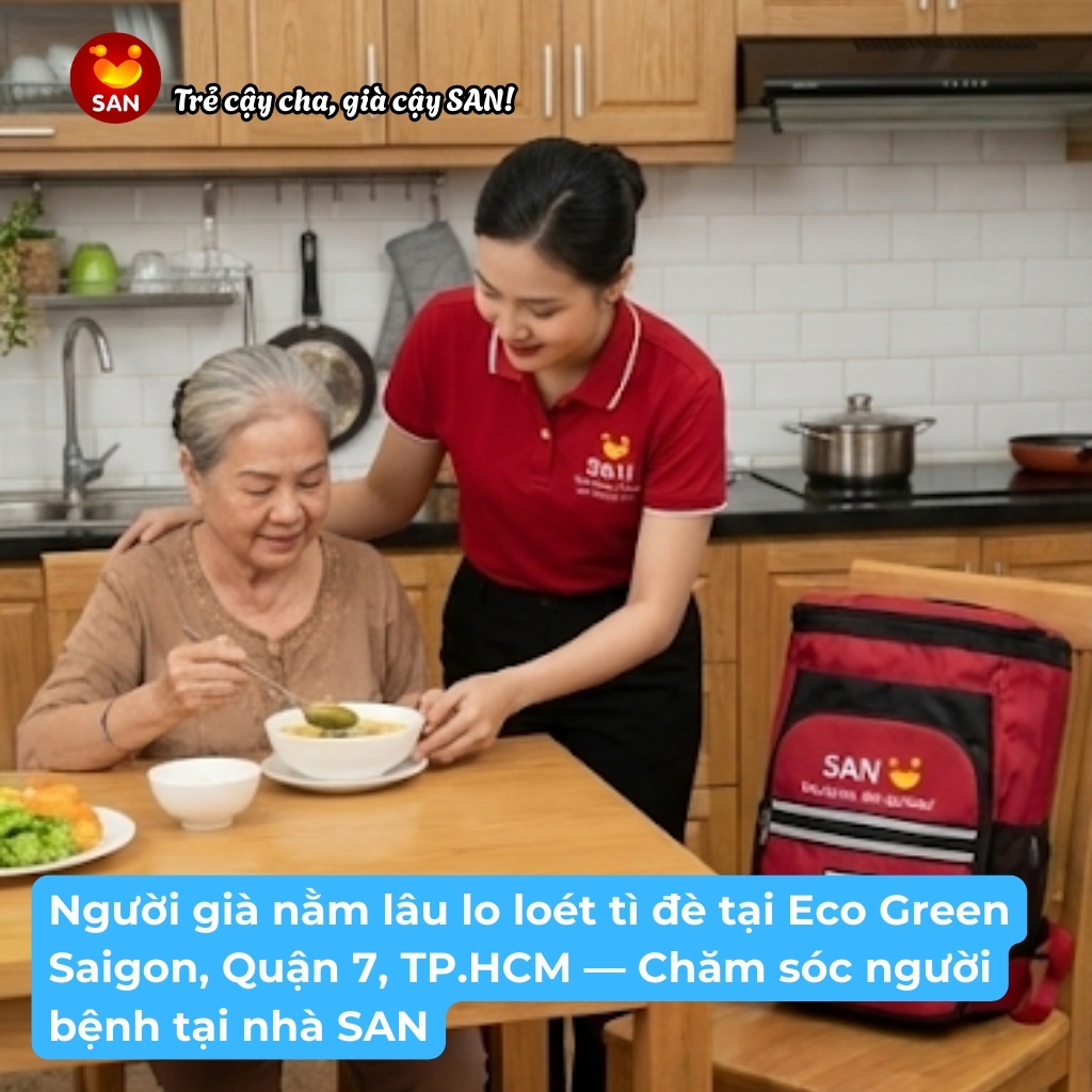 chăm sóc người già nằm lâu