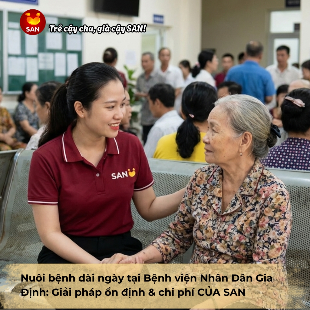 Nuôi bệnh dài ngày tại Bệnh viện Nhân Dân Gia Định