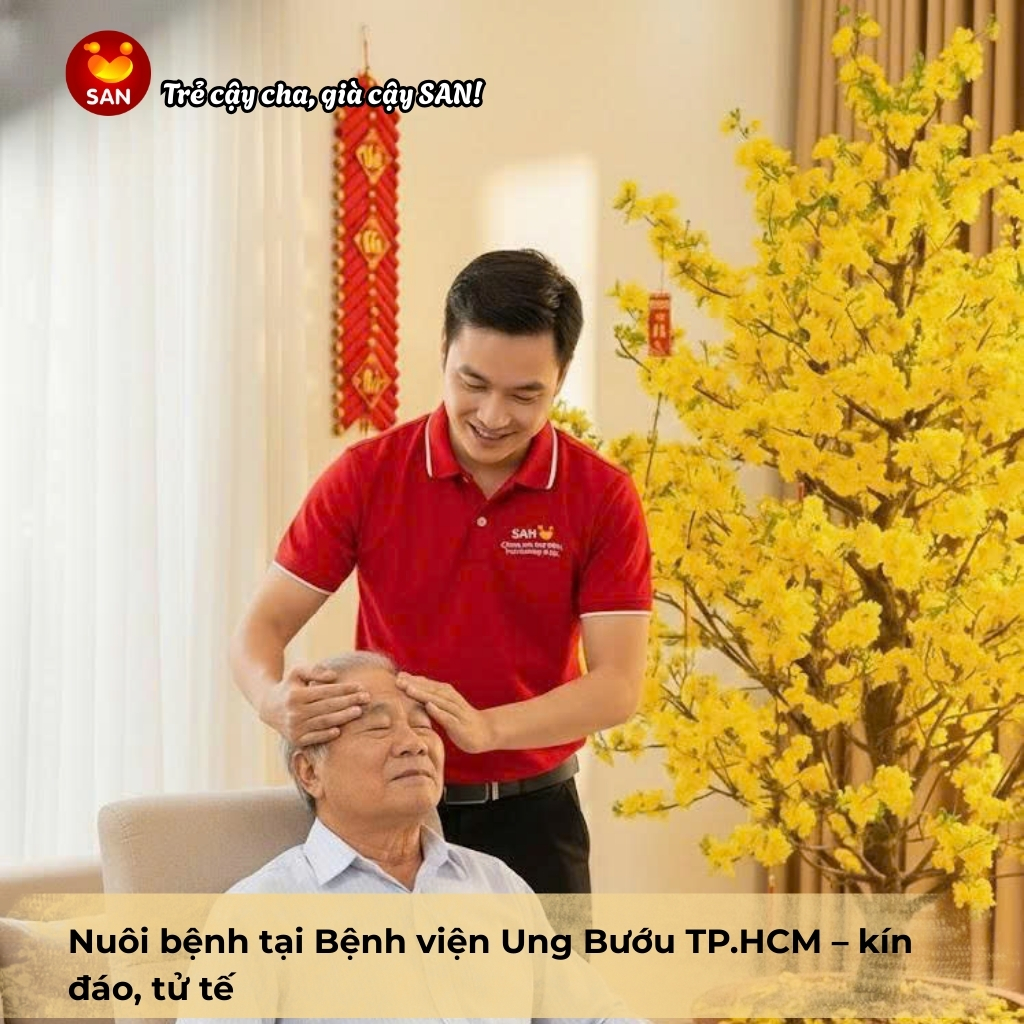 Nuôi bệnh tại Bệnh viện Ung Bướu TP.HCM