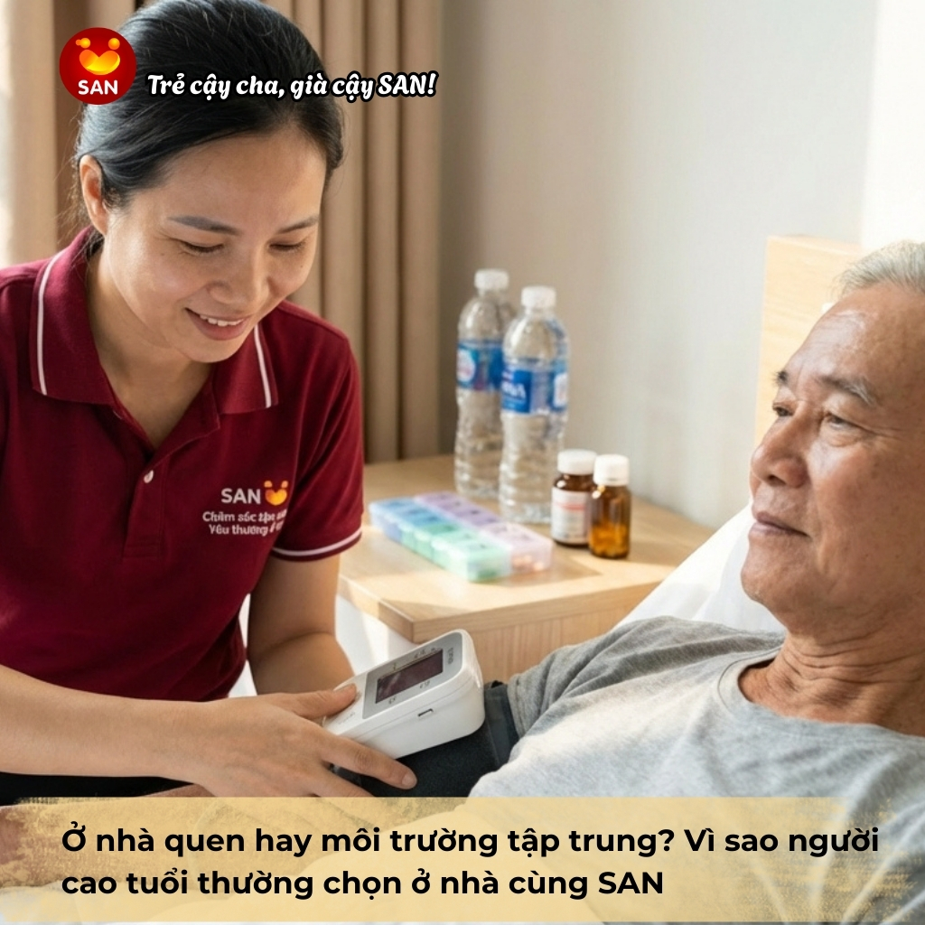 chăm sóc người cao tuổi tại nhà