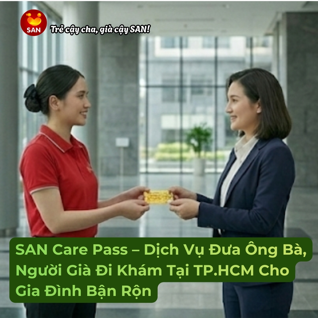 Dịch vụ đưa ông bà đi khám