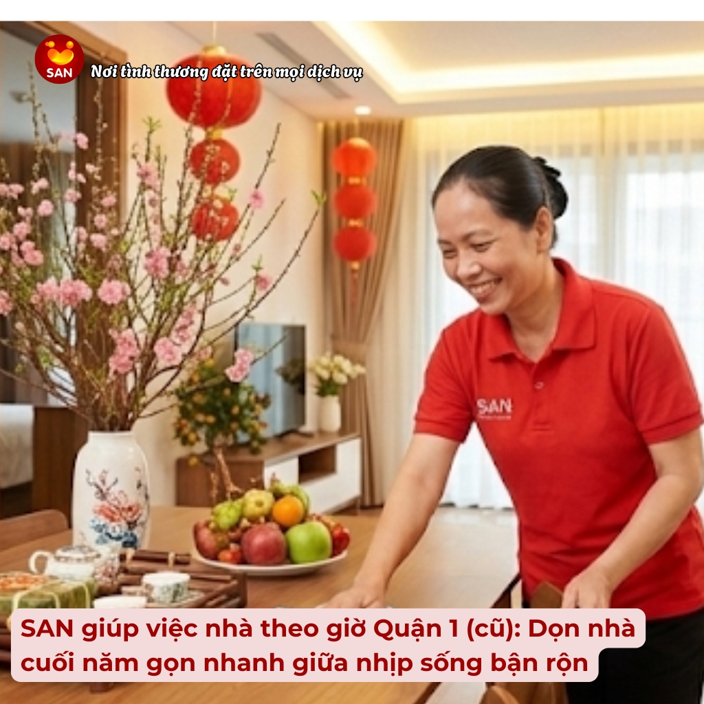 giúp việc nhà theo giờ Quận 1