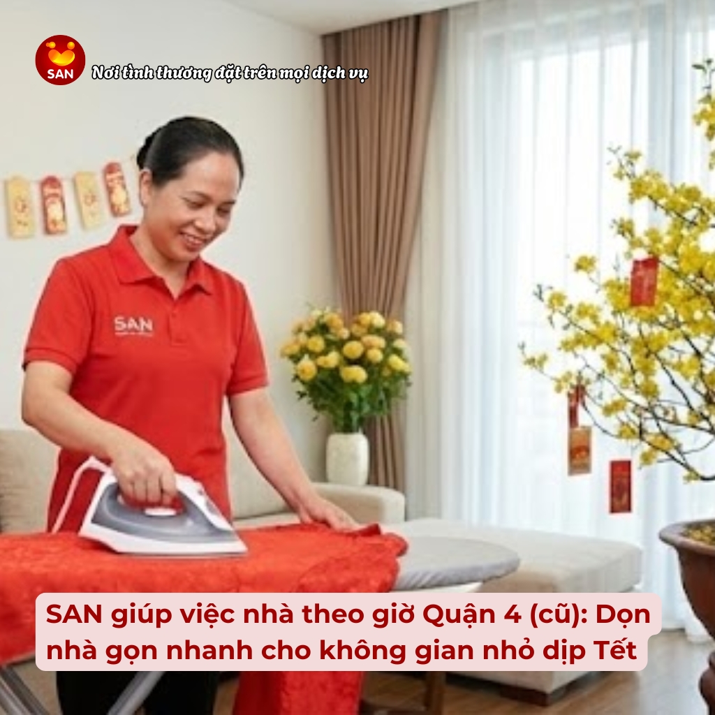 Giúp việc nhà theo giờ Quận 4