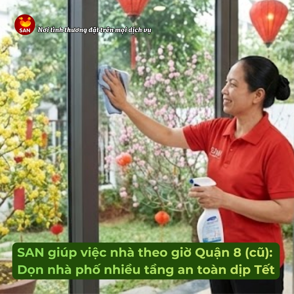 giúp việc nhà theo giờ Quận 8