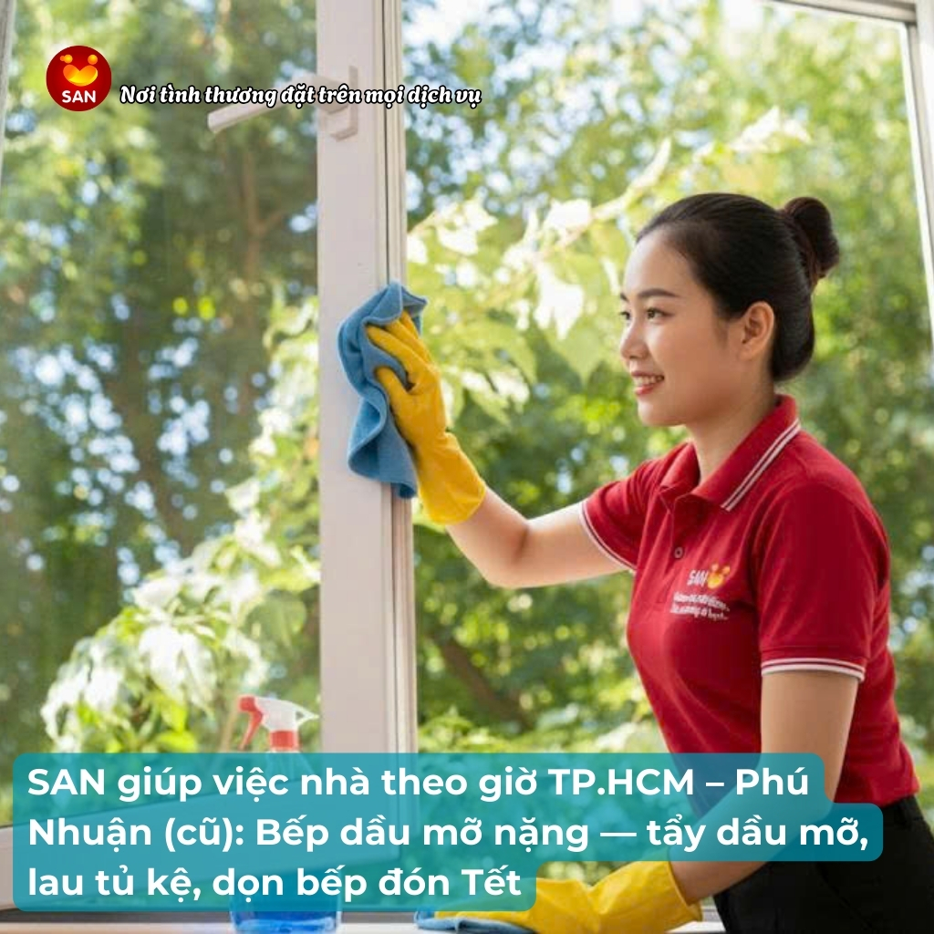 Dịch vụ giúp việc nhà theo giờ Phú Nhuận
