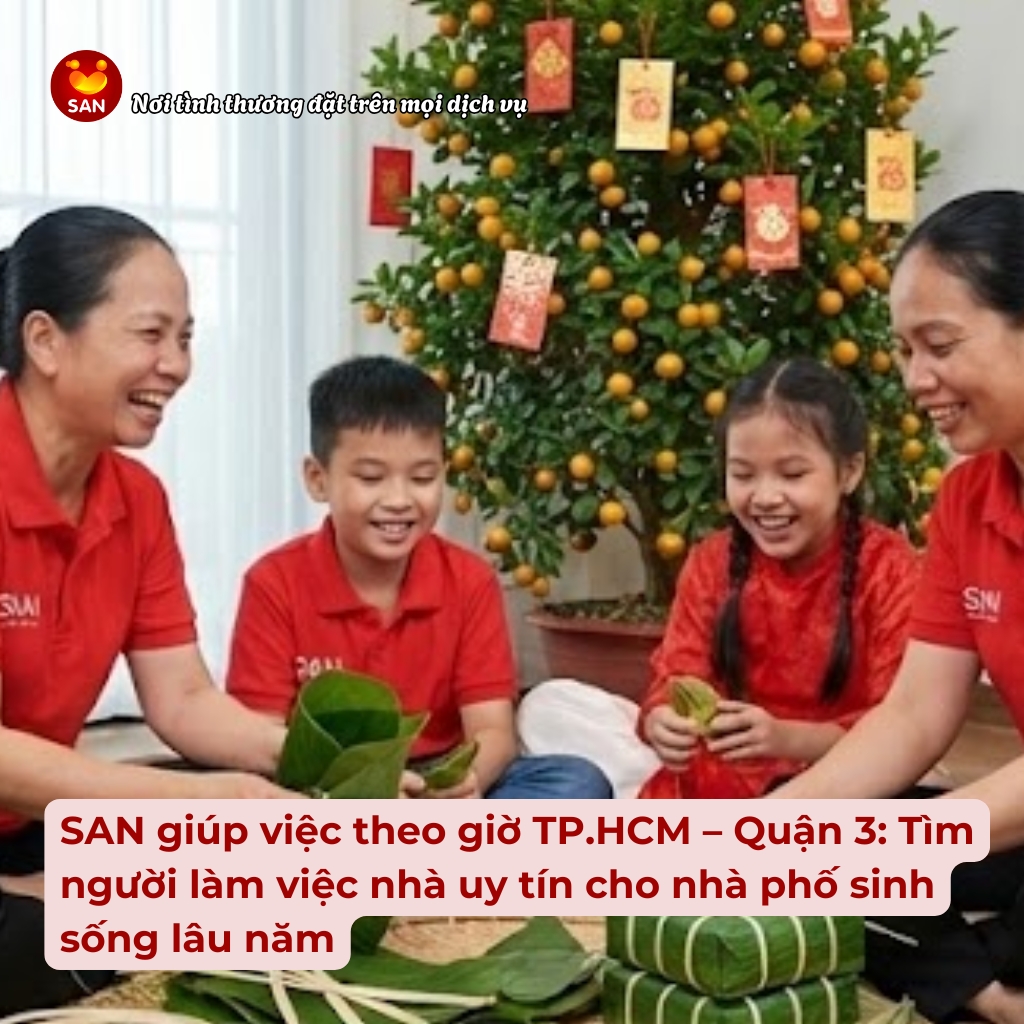 giúp việc theo giờ Quận 3 TP.HCM