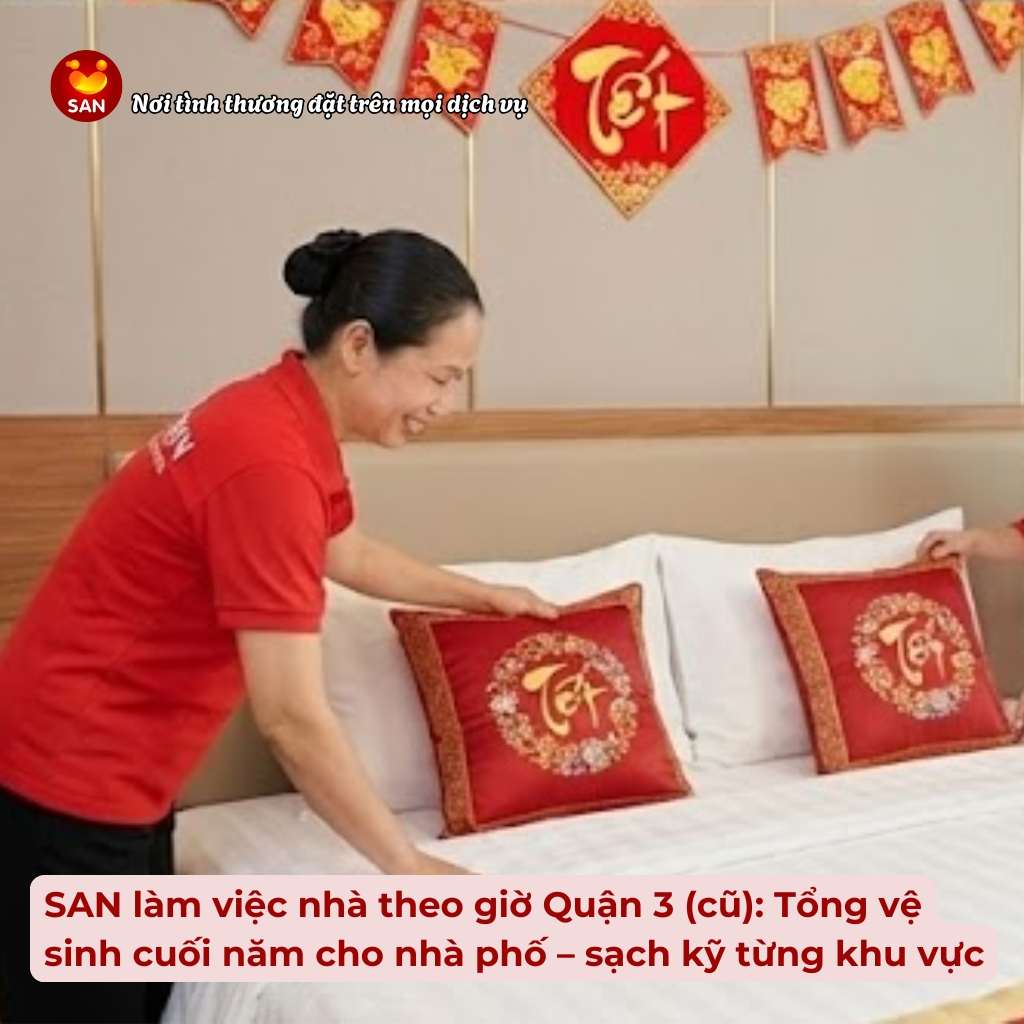 Làm việc nhà theo giờ Quận 3