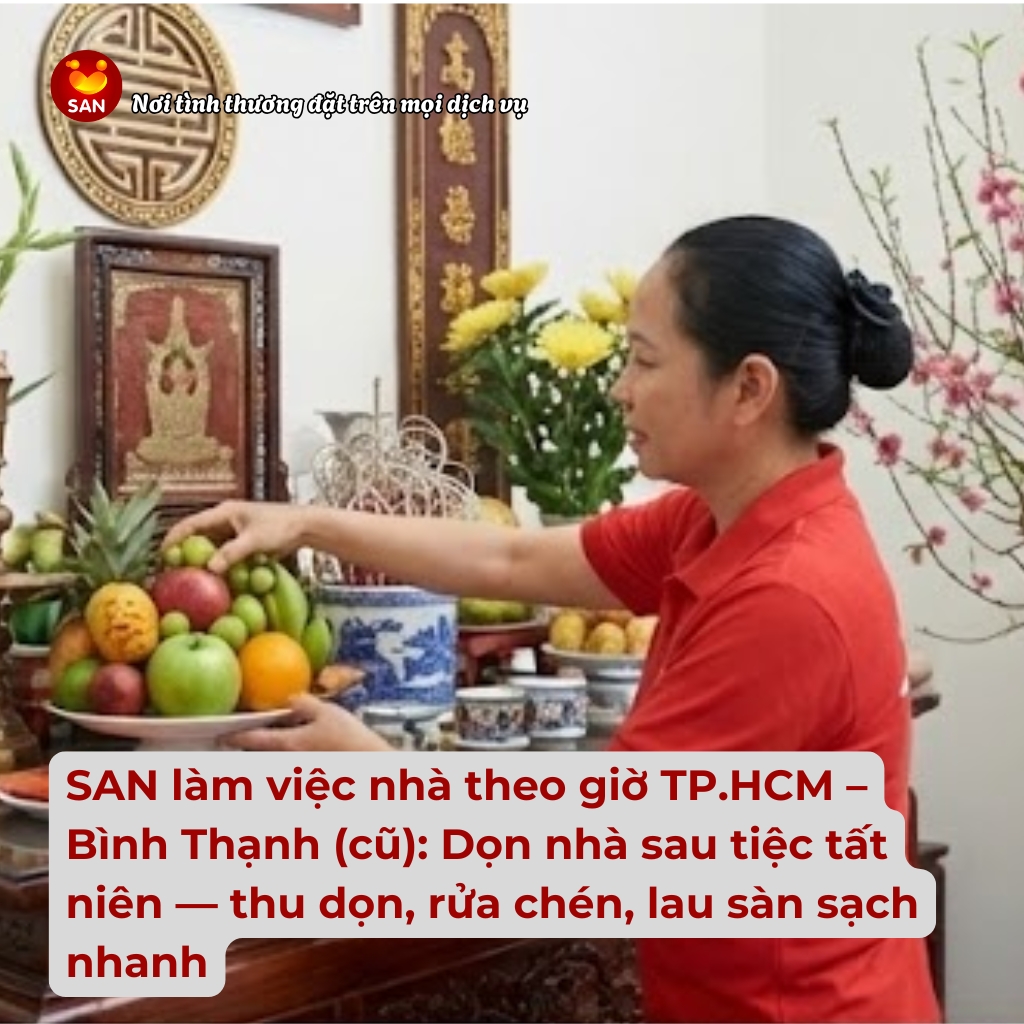 làm việc nhà theo giờ Bình Thạnh