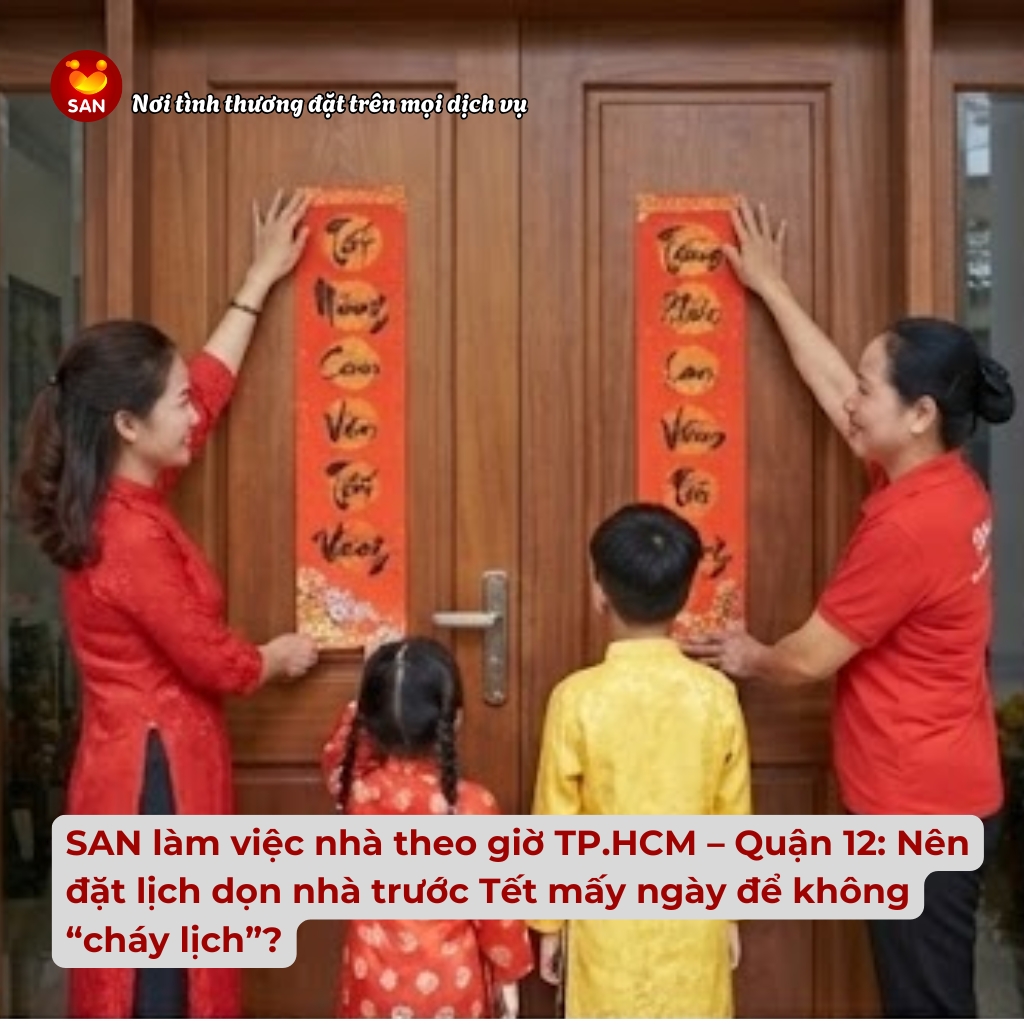 làm việc nhà theo giờ Quận 12
