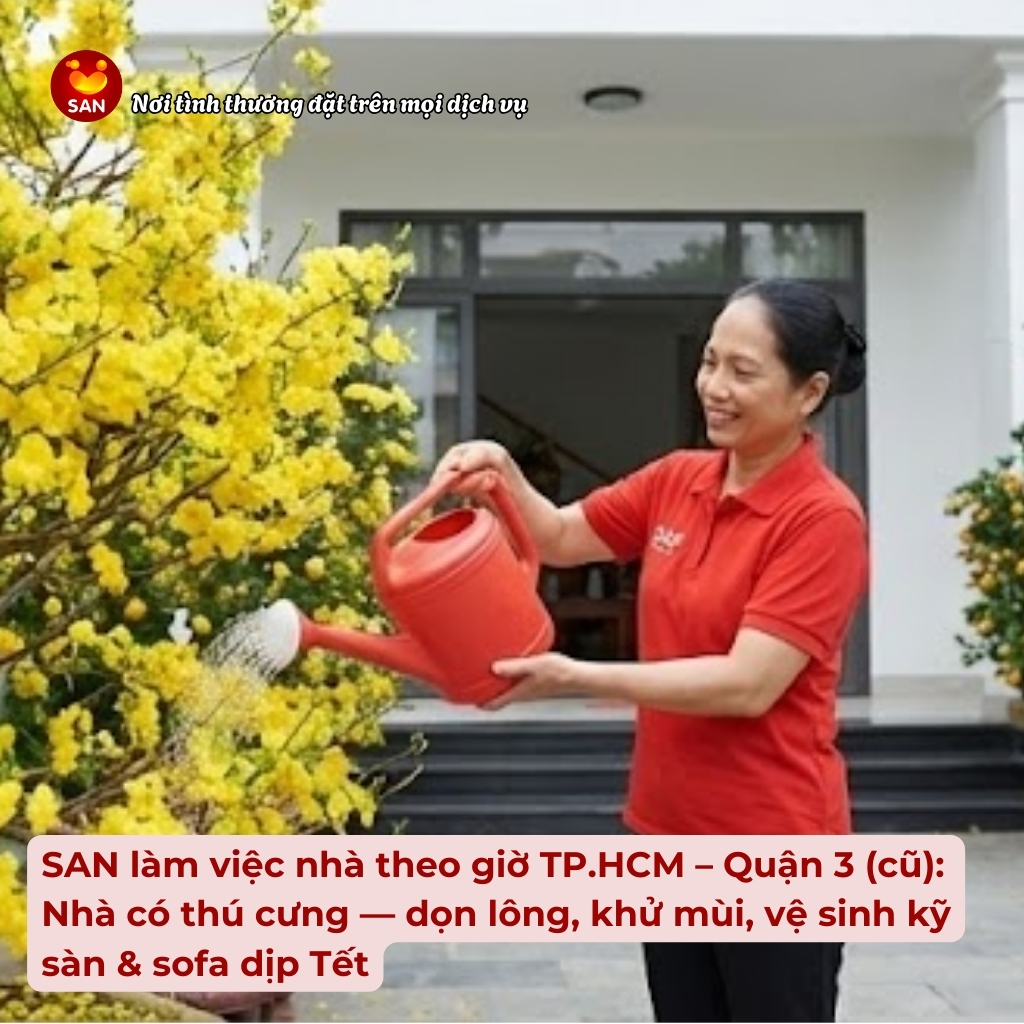 làm việc nhà theo giờ Quận 3