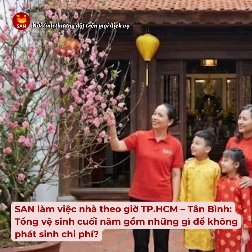 Tổng vệ sinh cuối năm tại Tân Bình