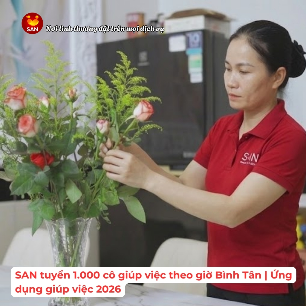 giúp việc theo giờ tại Bình Tân