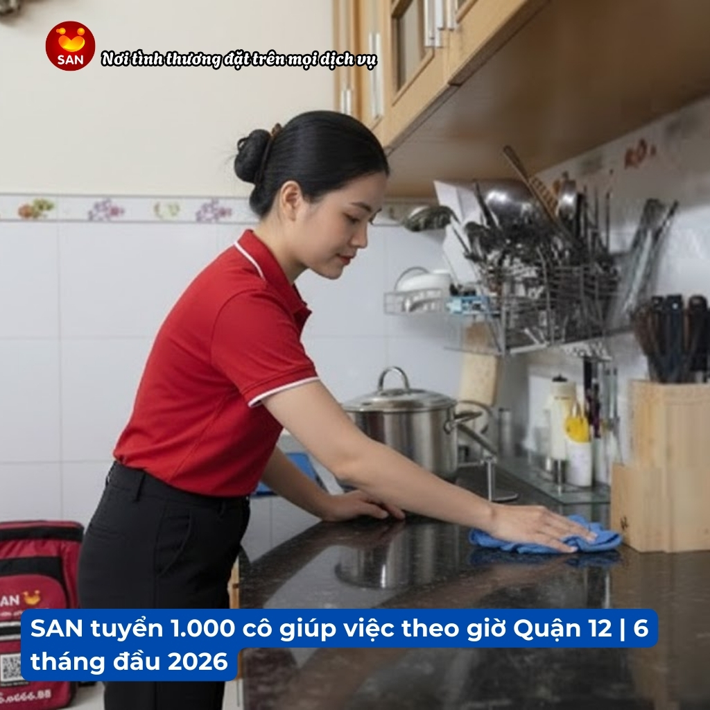 giúp việc theo giờ tại Quận 12