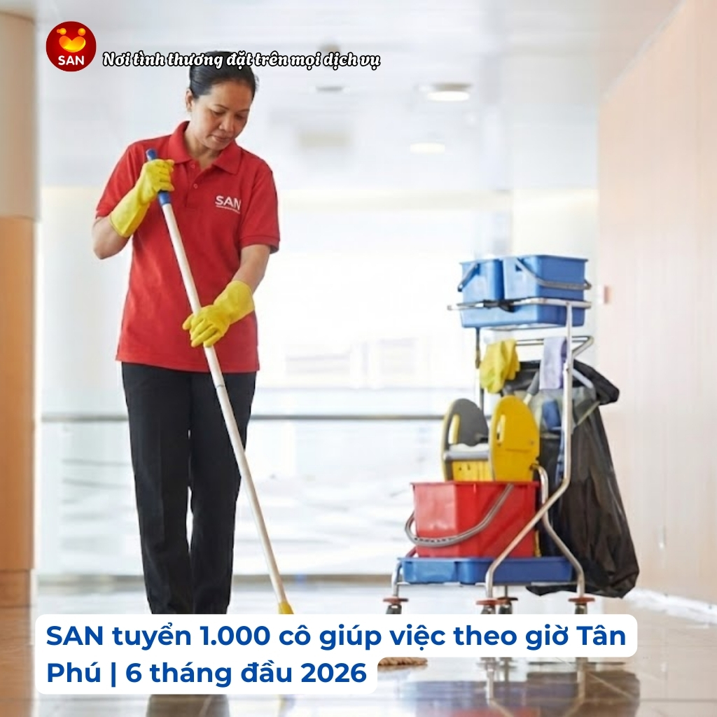 giúp việc nhà theo giờ Tân Phú