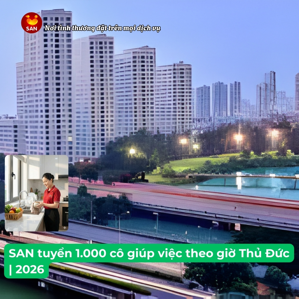 Giúp việc theo giờ Thủ Đức
