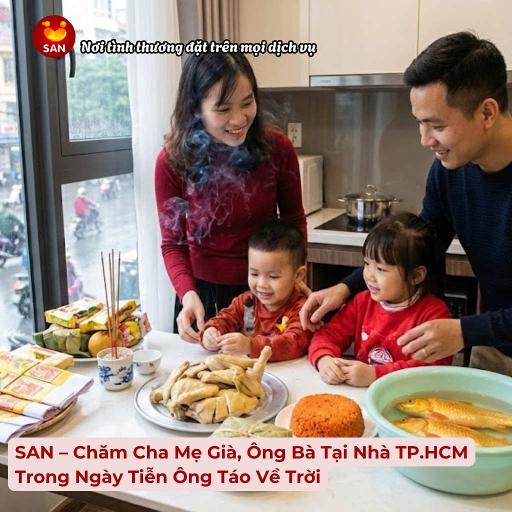 chăm cha mẹ già