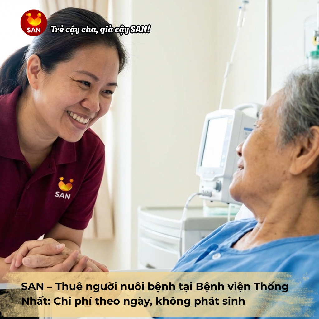 Thuê người nuôi bệnh tại Bệnh viện Thống Nhất