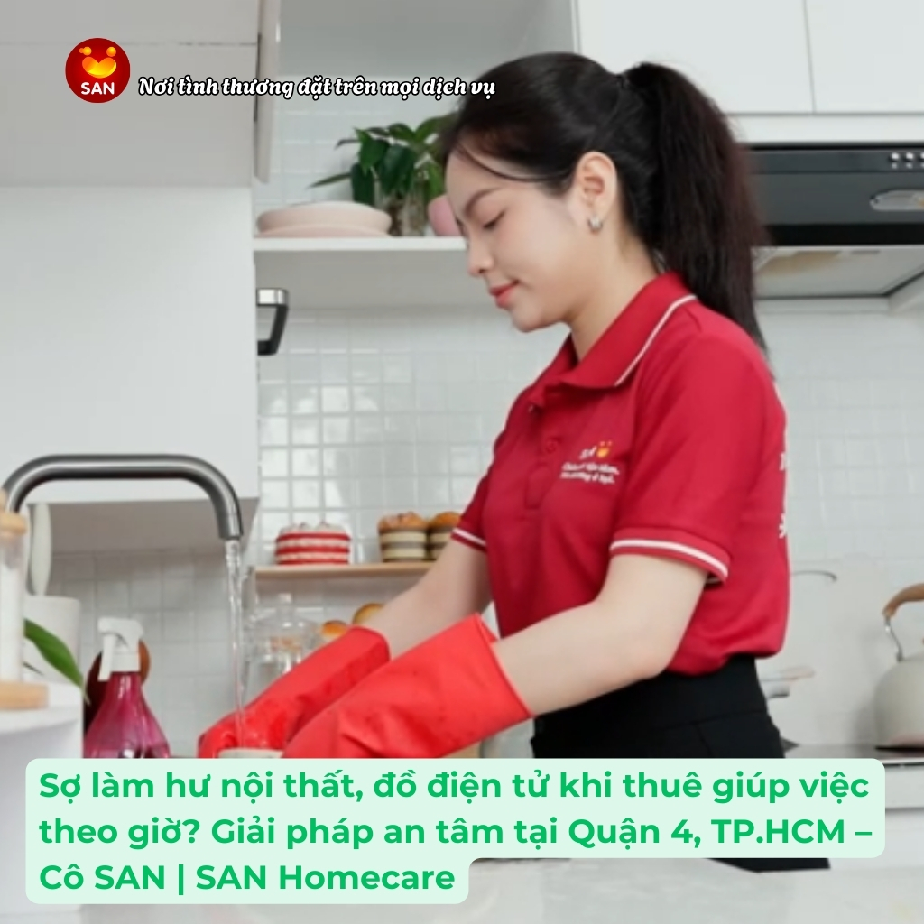 Giúp việc theo giờ Quận 4