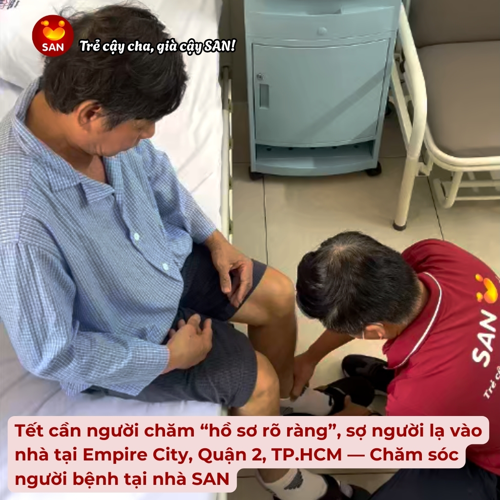 Chăm sóc người bệnh Tết