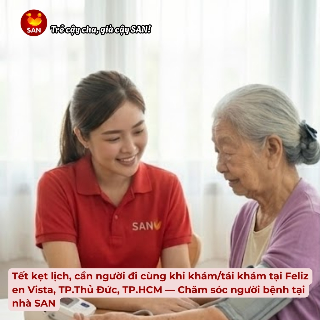 Dịch vụ đưa người đi khám Tết