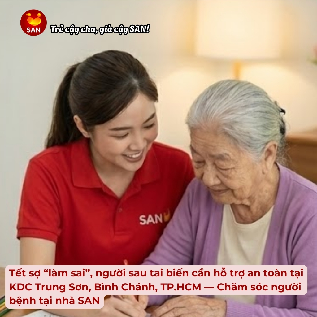 Chăm sóc người sau tai biến tại nhà