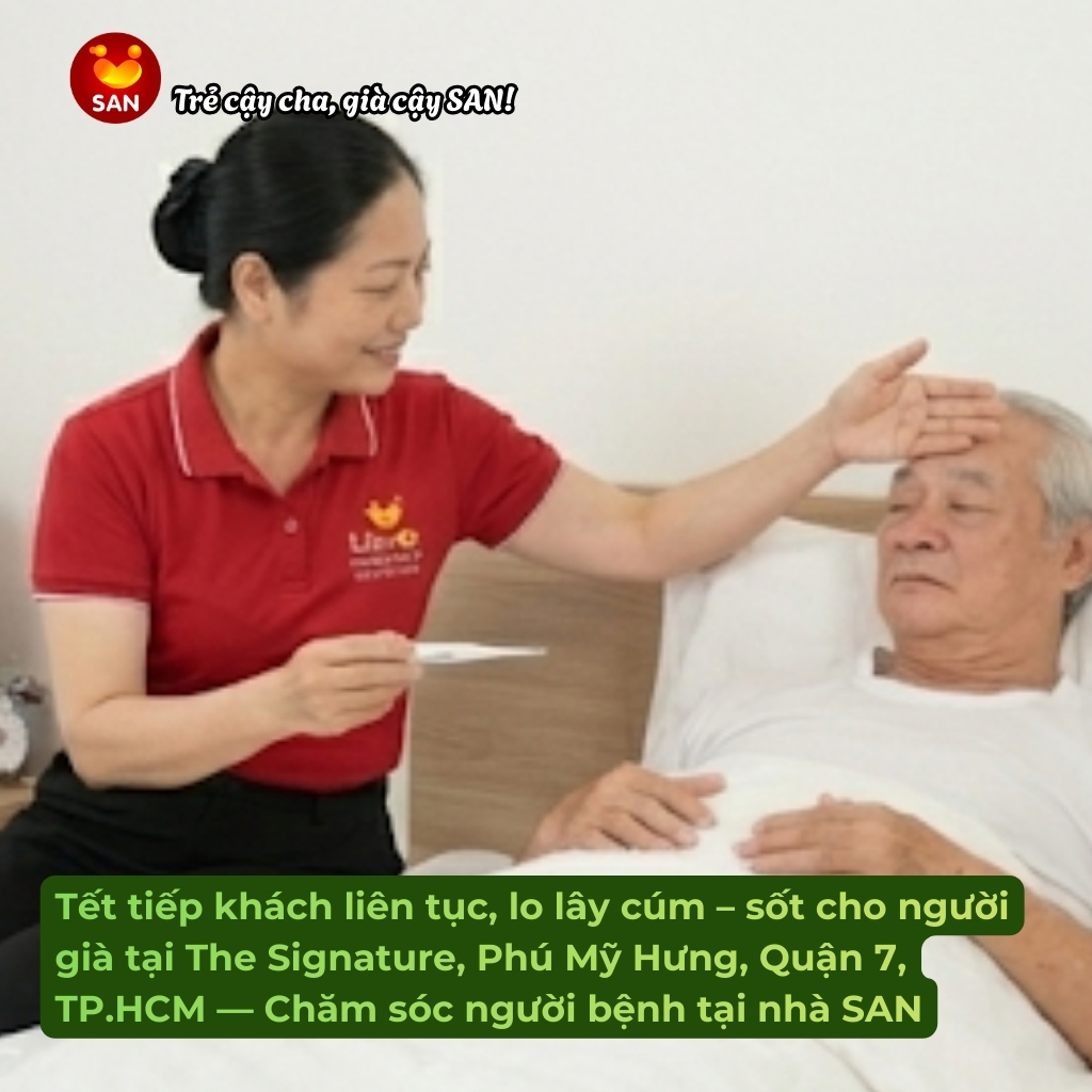 chăm sóc người già dịp Tết