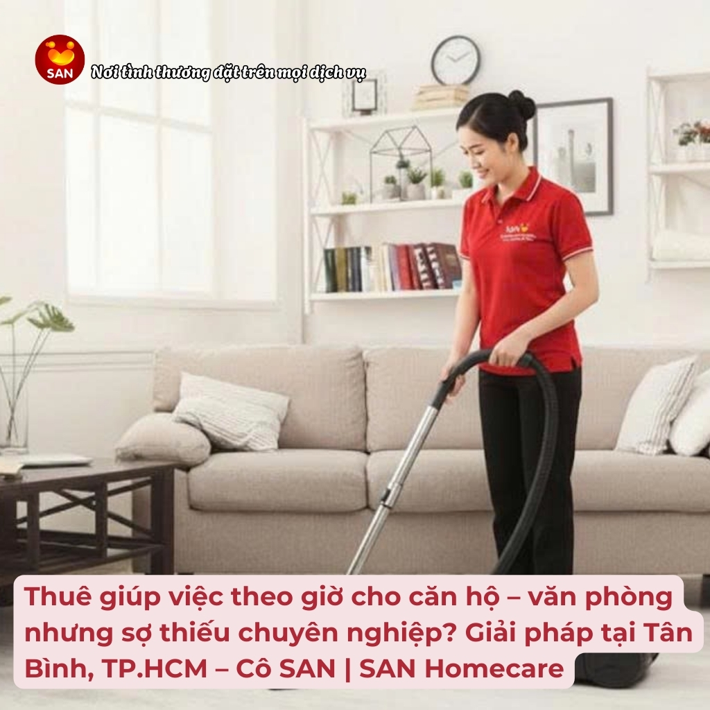 Giúp việc theo giờ Tân Bình