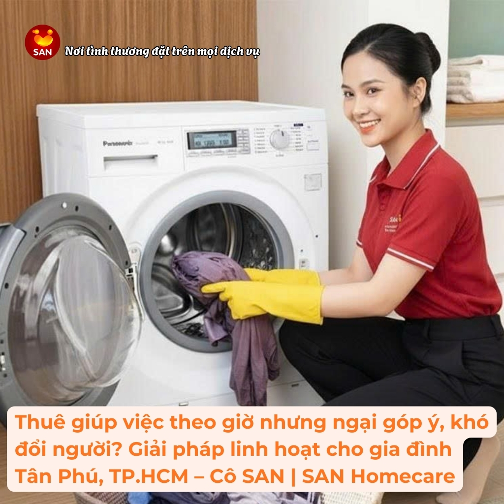 Giúp việc theo giờ Tân Phú