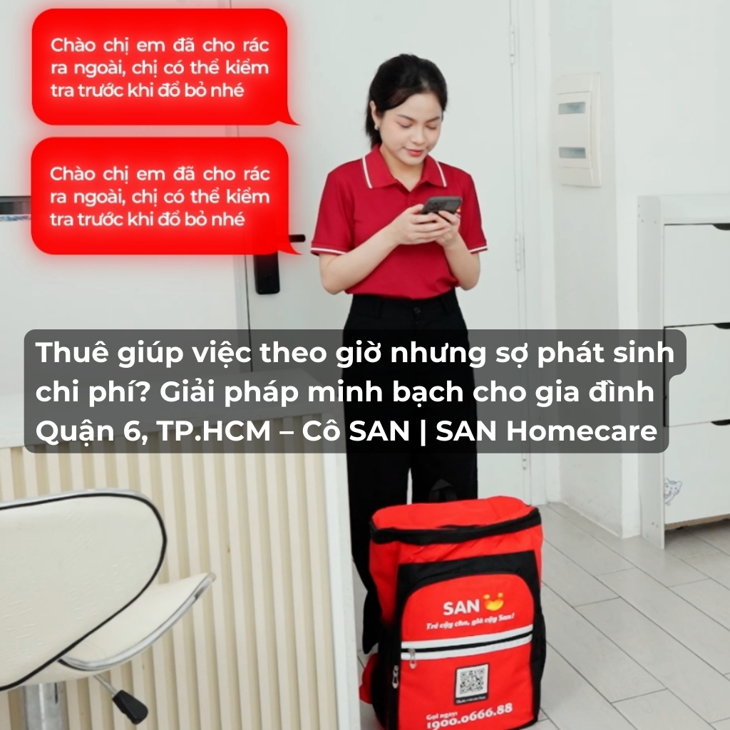 Giúp việc theo giờ Quận 6
